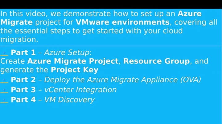 VMware to Azure Migration: Azure Migrate Appliance Setup & VM Discovery | Tutorial Part 1