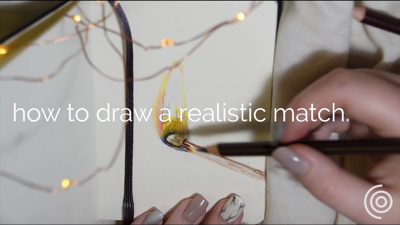 COLOUROFOCTOBER || HOW TO DRAW REALISTIC FIRE WITH PRISMACOLORS VIDEO ...