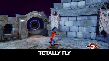 Crash Bandicoot 2 Cortex Strikes Back - Secret Warp Room - Totally Fly - 23