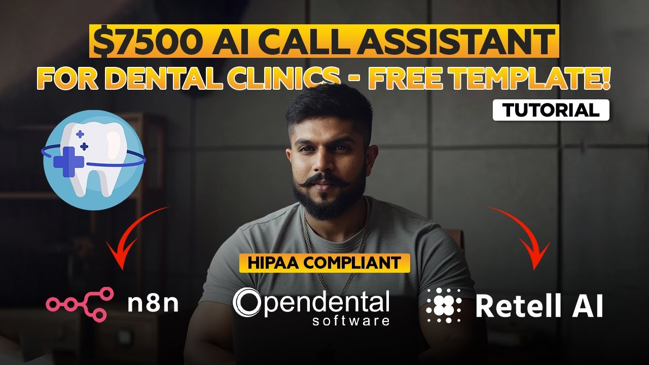 Build a $7500 AI Call Assistant for Dental Clinics (Retell AI + N8N + Open Dental | FREE Template)🚀