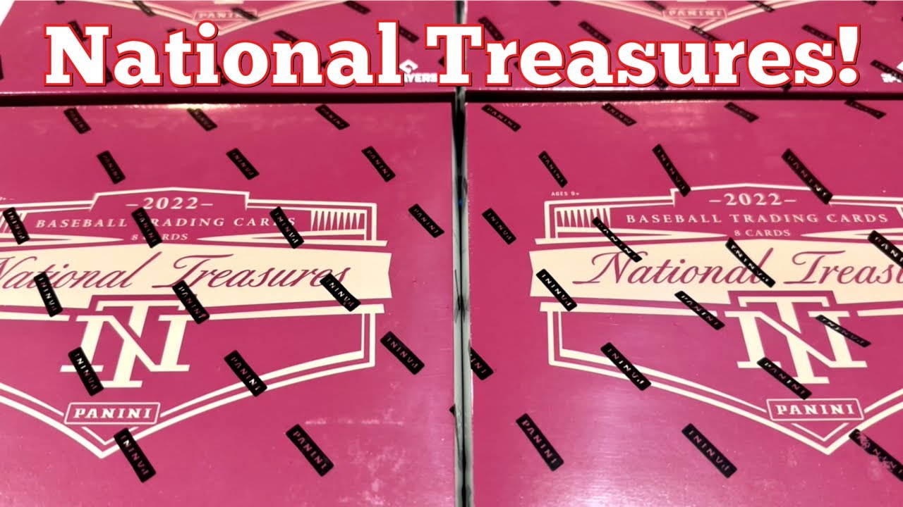 600 PER BOX! NEW RELEASE! 2022 NATIONAL TREASURES BASEBALL CARDS