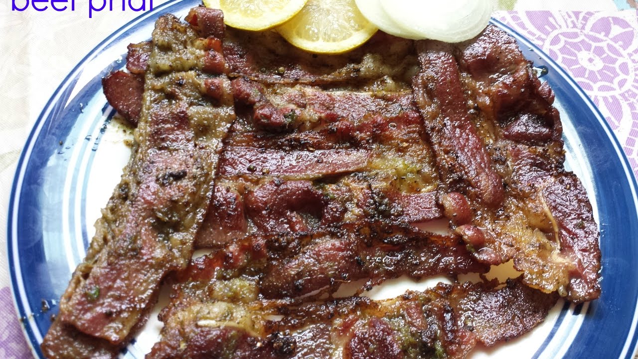 BEEF PHAL /OR BEEF FRY BANGALORE FAMOUS STREET FOOD BEEF 