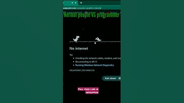 Normal People VS Programmer  😱||Dino Game🎮