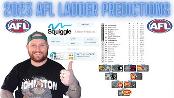 OFFICIAL: 2023 AFL LADDER PREDICTIONS USING SQUIGGLE!