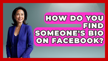 How Do You Find Someone