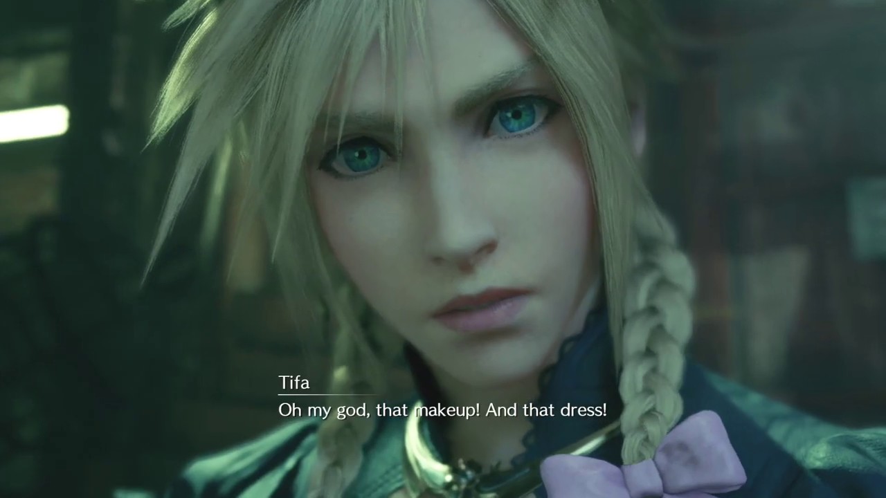 Cloud thinks he looks Fabulous