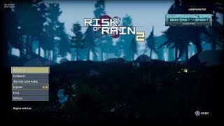 Risk of Rain 2 menu bug