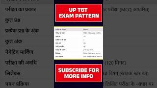 Up Tgt Exam Pattern uptgtexam uptgtexdanattern