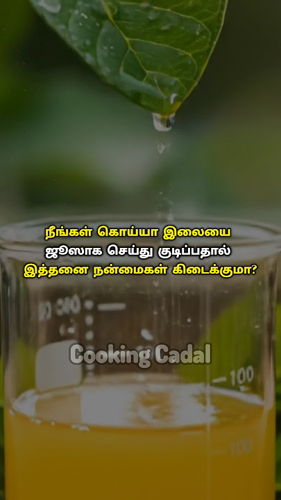 Are there so many benefits of drinking guava leaf juice? #shorts