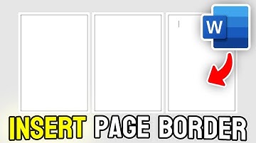 How to Insert Page Border in Word Document - Full Guide