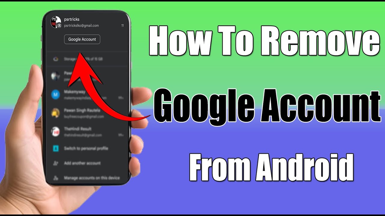 Android Phone Remove Setting Phone Se Google Account Kaise Hataye | Google Account Remove Setting ...