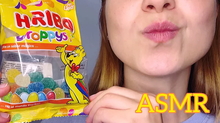 ASMR Haribo candy 🍭  (Let's try small sweets from HARIBO)  NO TALKING |  LUKHOM—ASMR