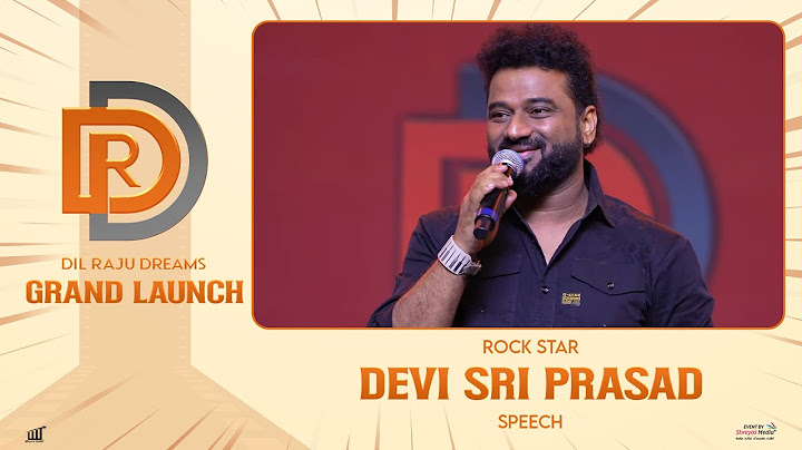 Rockstar Devi Sri Prasad Speech @ Grand Launch of Dil Raju Dreams | Vijay Deverakonda