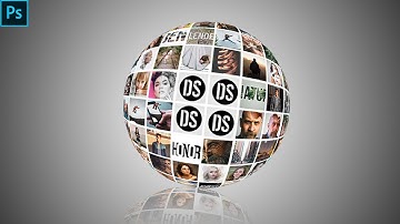 SPHERICAL PHOTO COLLAGE EFFECT IN PHOTOSHOP | PHOTOSHOP EFFECT | PHOTOSHOP TUTORIAL