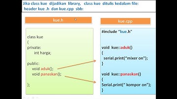 Tutorial Dasar Arduino Bag-10:  dasar OOP Untuk Membuat Library arduino