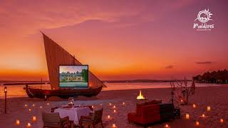 A Dozen Must Do Experiences in the Maldives - Movie night under the stars