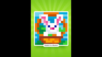 #041 Rabbit in a Basket 🐰🧺 [15x15] - #Nonograms solver with music