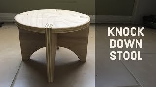 Plans: http://www.stoneandsons.net/shop/knock-stool-plan/ Website Article: http://www.stoneandsons.net/knock-down-stool/ ...
