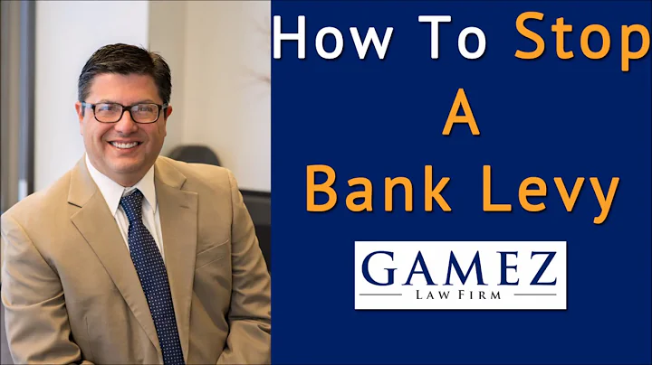 How To Stop A Bank Levy In California | Bank Levy Attorney San Diego Lawsuit Defense