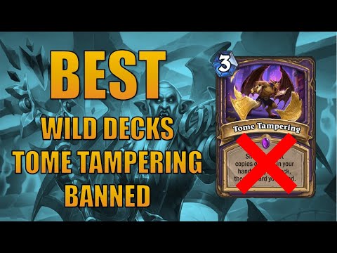 Best Wild Decks Post Tome Tampering Ban | March of the Lich King | Wild Hearthstone