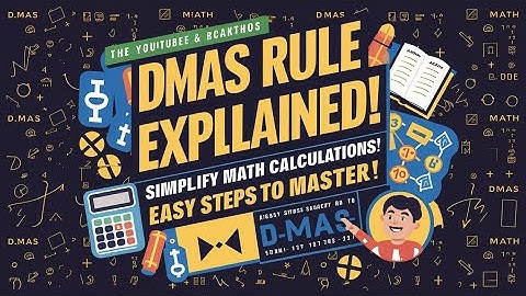Understanding the DMAS Rule: Master the Basics of Arithmetic Operations | @Mathquestpro