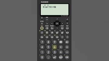 Using Solver For A Linear Equation On A Casio fx-991CW Classwiz | #shorts