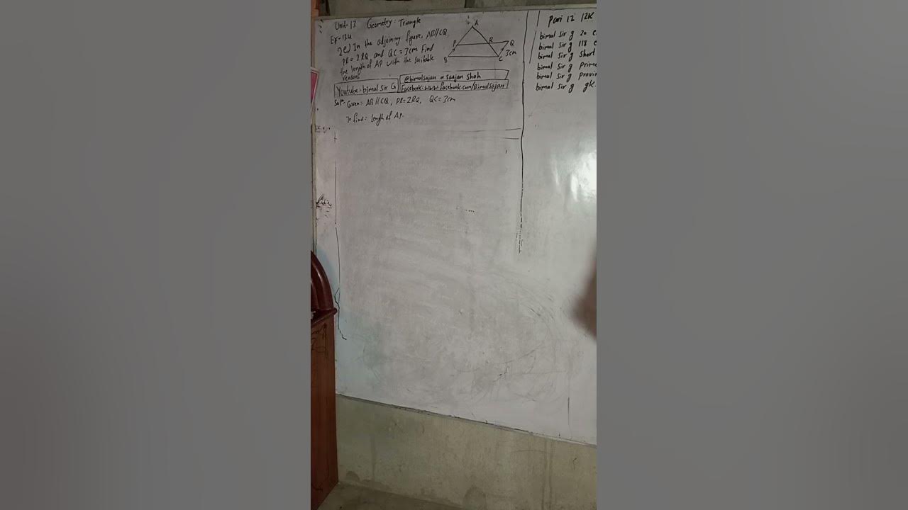 Class 9 c maths ex 13 4 q2e geometry triangle youtube