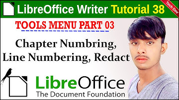 LibreOffice writer tutorial 38 tools menu part 3 || in hindi || by dev bind || technical dev