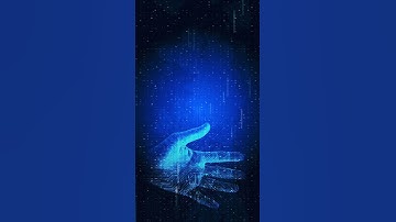 #4K #Animation digital Finger Print #Biometric Scanning Identification System.