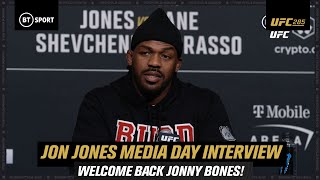 Jonny Bones Is Back 🔥 Jon Jones Media Day Interview | #UFC285