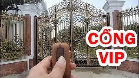 Cổng nhôm đúc tự động- GATE AUTOMATION