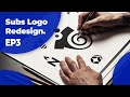 How I Redesign My Subscribers Logos Ep3