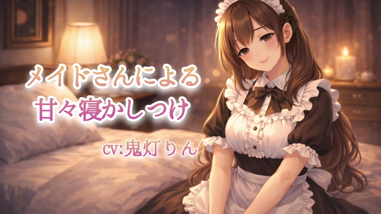 【甘々/癒し】メイドさんによる甘々寝かしつけ【シチュエーションボイス】