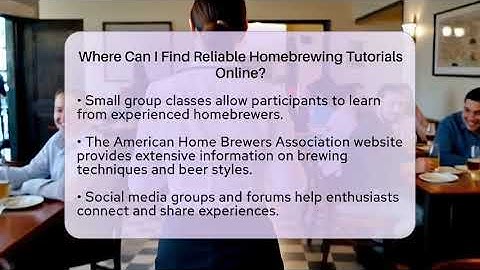 Where Can I Find Reliable Homebrewing Tutorials Online? | The Pint Guy