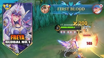 THIS IS WHY FREYA META IN EXP LANE??! ( MUST WATCH ) FREYA BEST BUILD 2025 - MLBB