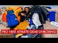 PROFESSIONAL NIKE ATHLETE GEAR UNBOXING & GIVEAWAY