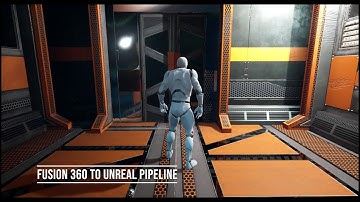 Sci-Fi Corridor- Fusion 360 to Unreal Engine Pipeline