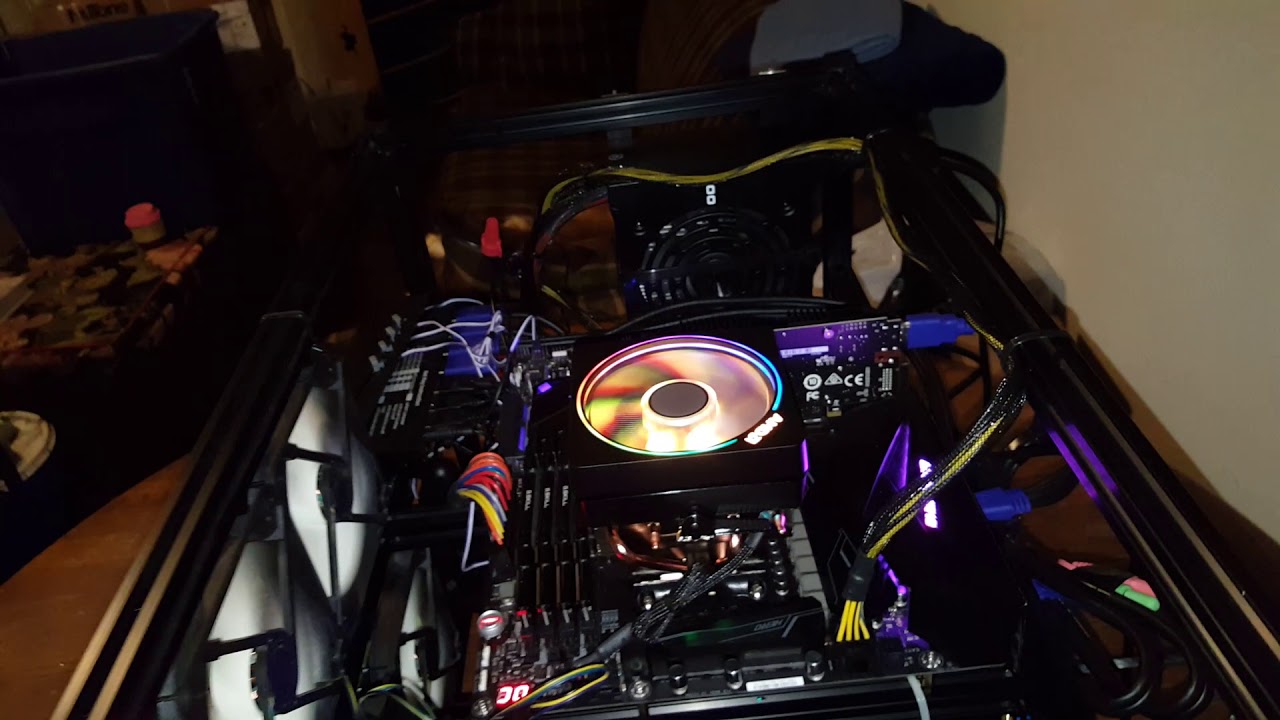 Monero RandomX rig with 4x Ryzen 3900x CPUs (Work in Progress)