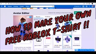 How To Make A Shirt On Roblox Mobile 2020 Free Supreme And Everybody - how to make shirt on roblox for free