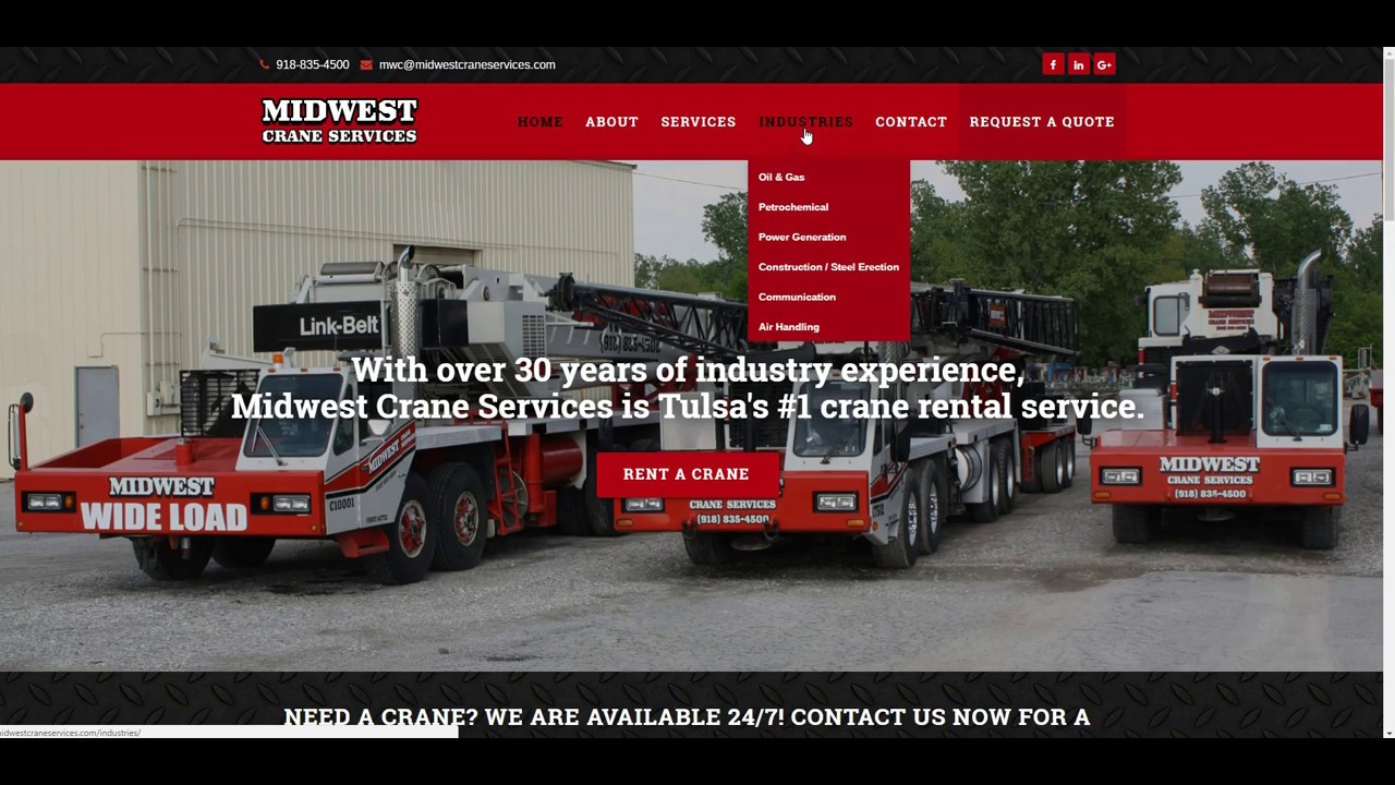 Crane Rental Tulsa Oklahoma YouTube