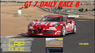 Gt7 Daily Race B Time Trial - Willow Springs Big Willow - Alfa 4C Gr.4 - 118.989