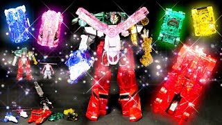 魔進戦隊キラメイジャー キラメイジャーロボシリーズ01【魔進合体 DXキラメイジンセット】魔進ファイヤ ショベロー マッハ ジェッタ ヘリコ Mashin Sentai Kirameiger