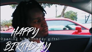 HAPPY BIRTHDAY TO MY BROTHER!! | opening gifts haul