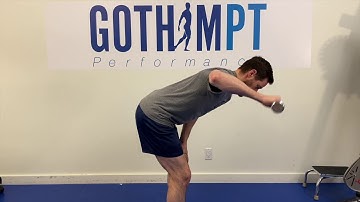 Bent Over Row to 90-90 External Rotation