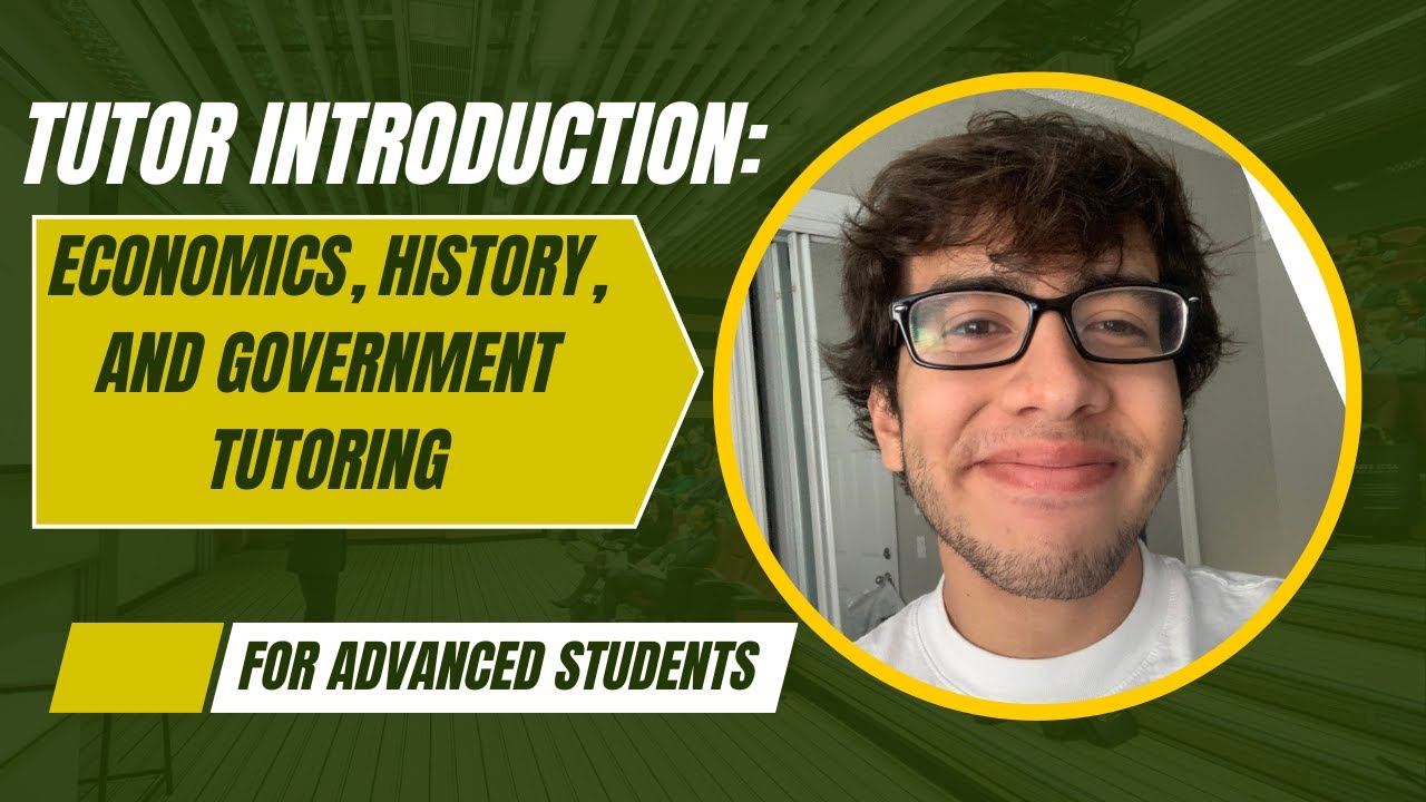 Tutor Introduction -Pablo - YouTube