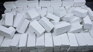 Soft + Crunchy Gym Chalk Blocks Mass Crush| Relaxing | Satisfying | ASMR screenshot 1