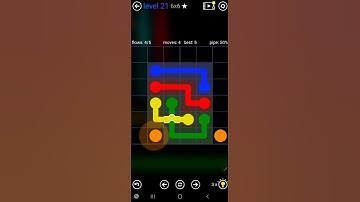 How To Solve Flow Free Bridges 6x6 Mania Pack Level 21 Board Walk Through Solution Walkthrough