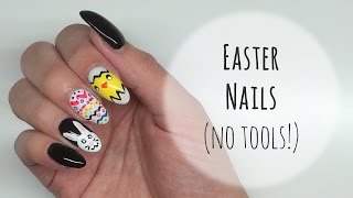 bunny easter nail egg