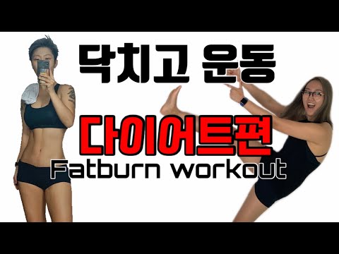 [다이어트 운동] 다이어트에 효과적인 20가지 동작들 닥치고운동 다이어트편!
