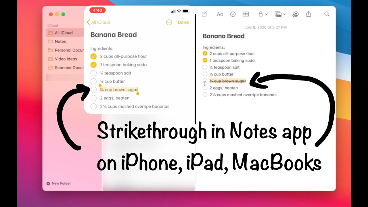 How To Use The STRIKETHROUGH Text In Apple Notes App On IPhone iPad And How To Use The STRIKETHROUGH Text In Apple Notes App On IPhone iPad And